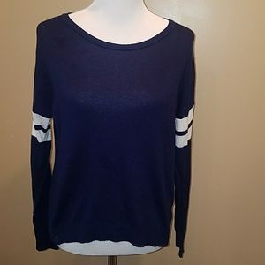 Navy Varsity Sweater